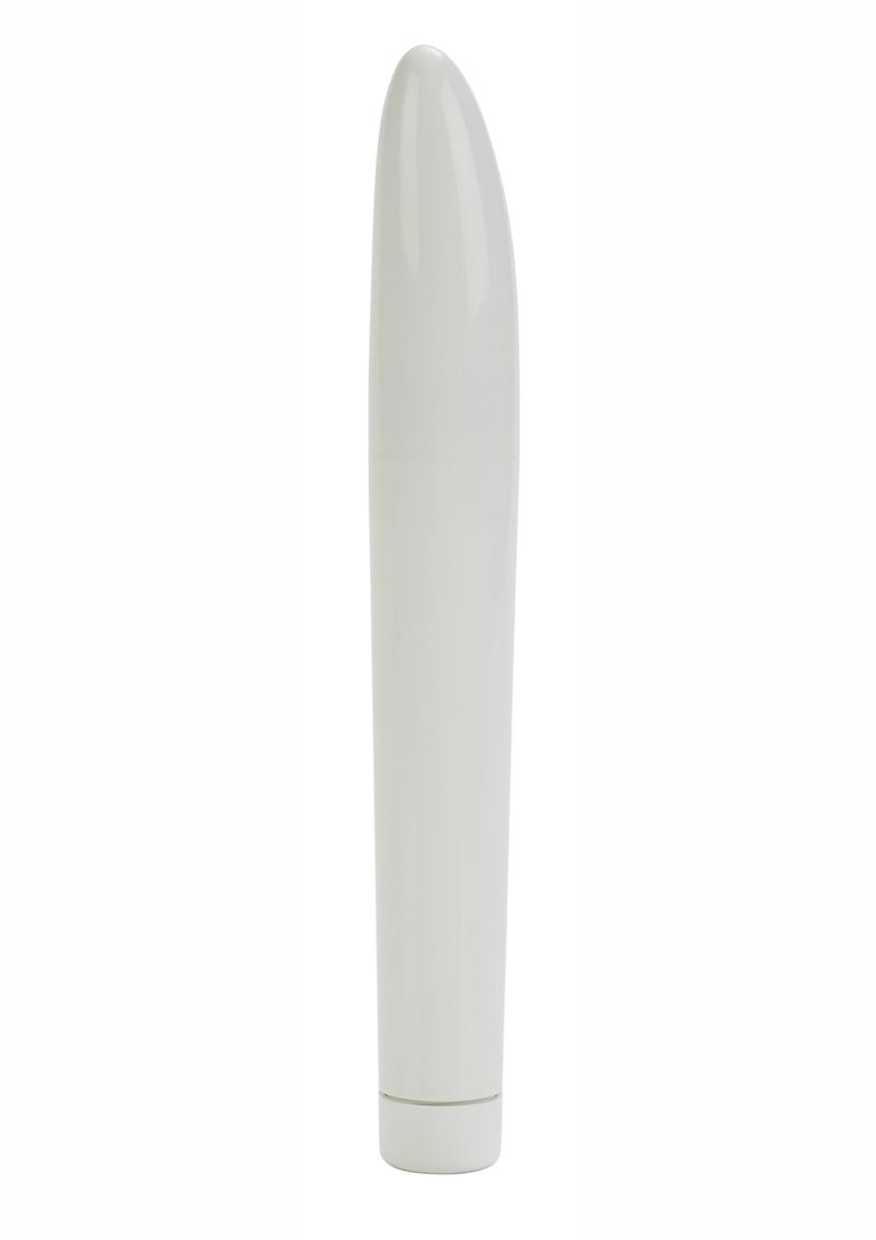 Classic Maxi Mystique Vibrator - Ivory/White