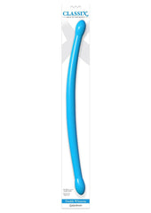 Classix Double Whammy Double Dildo - Blue - 17.25in