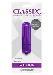 Classix Vibrating Pocket Bullet - Purple