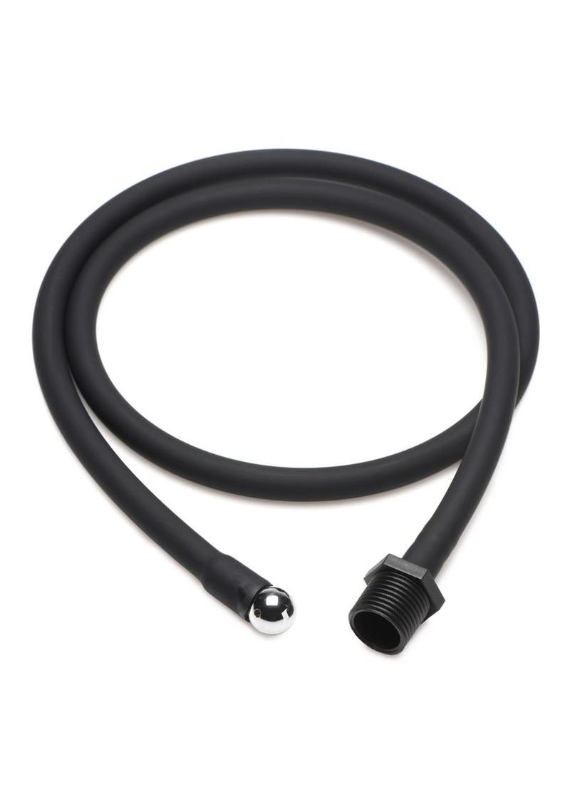 Cleanstream Premium Silicone Hose - Black/Metal - 1m