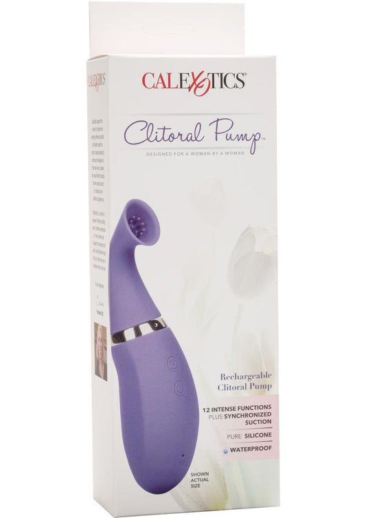 Clitoral Pump Silicone Rechargeable Waterproof - Purple