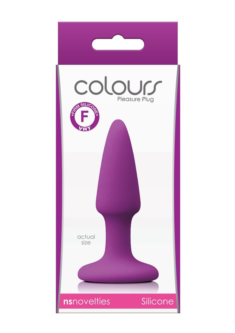 Colours Pleasure Plug Silicone Butt Plug - Mini - Purple - XSmall