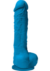 Colours Pleasures Silicone Dildo - Blue - 5in