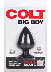 Colt Big Boy Silicone Butt Plug - Black - Large