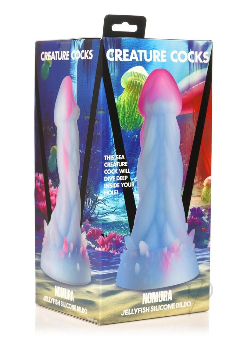 Creature Cocks Nomura Jellyfish Silicone Dildo - Blue/Pink