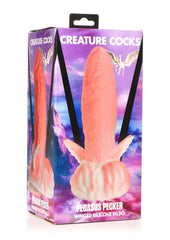 Creature Cocks Pegasus Pecker Winged Silicone Dildo - Pink/White