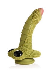 Creature Cocks Swamp Monster Scaly Silicone Dildo - Black/Green