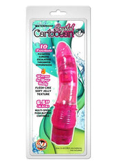 Crystal Caribbean Number 4 Jelly Vibrator - Pink - 6.5in