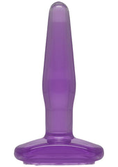 Crystal Jellies - Small Butt Plug - Purple - Small