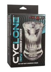 Cyclone Triple Chamber Stroker - Clear