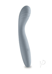 Desire Sonata Rechargeable Silicone G-Spot Vibrator - Gray/Grey