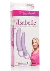 Dr. Laura Berman Isabelle Set Of 2 Vibrating Silicone Dilators - Lavender/Purple