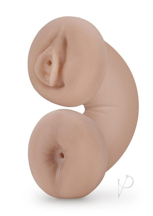 Enlust Tasha Soft and Wet Glow In The Dark Dual End Stroker - Pussy - Vanilla