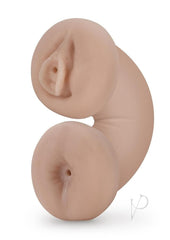 Enlust Tasha Soft and Wet Glow In The Dark Dual End Stroker - Pussy - Vanilla