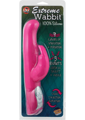 Extreme Wabbit Silicone Rabbit Vibrator - Pink