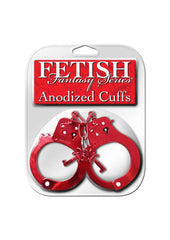 Fetish Fantasy Anodized Cuffs - Red