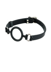 Fetish Fantasy Extreme Silicone O-Ring Gag - Black - 1.5in Diameter