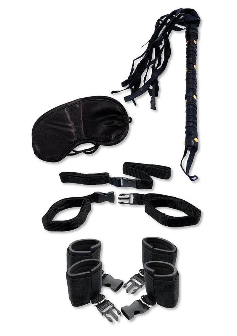 Fetish Fantasy Series Bedroom Bondage - Black - 5 Piece Kit