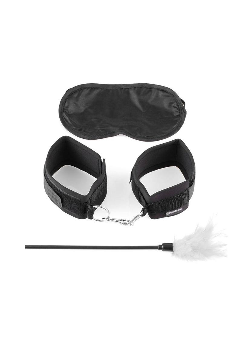 Fetish Fantasy Series Sensual Seduction - Black/White - 3 Piece Kit