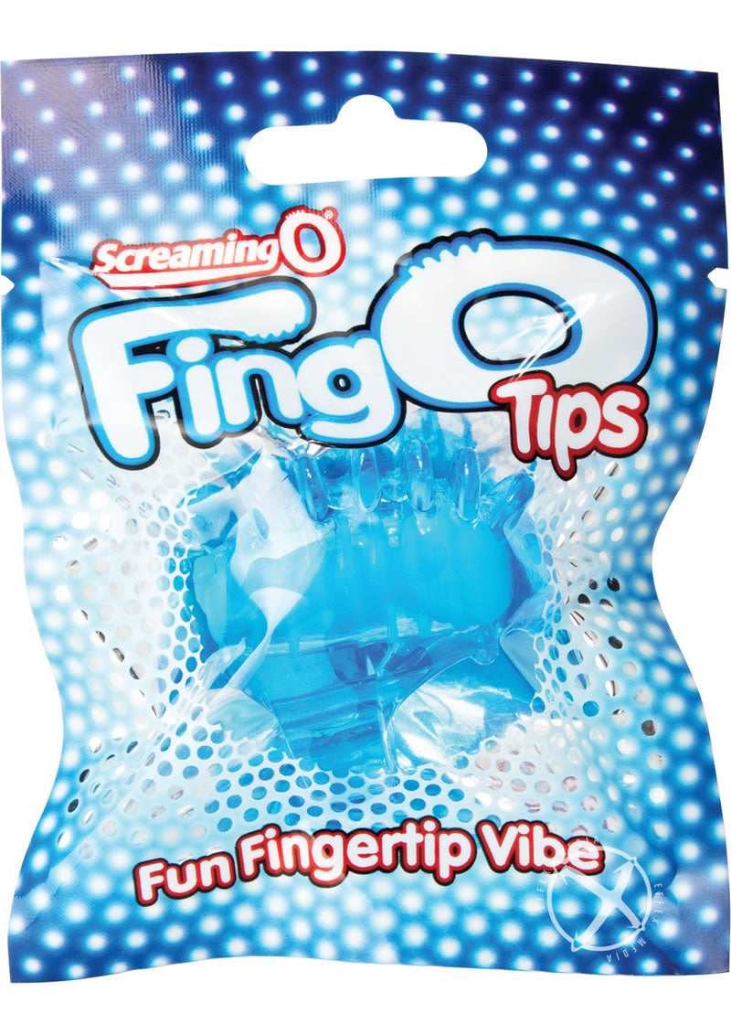 Fing O Tips Silicone Finger Massagers - Blue