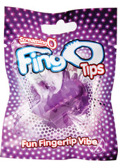 Fing O Tips Silicone Finger Massagers - Purple