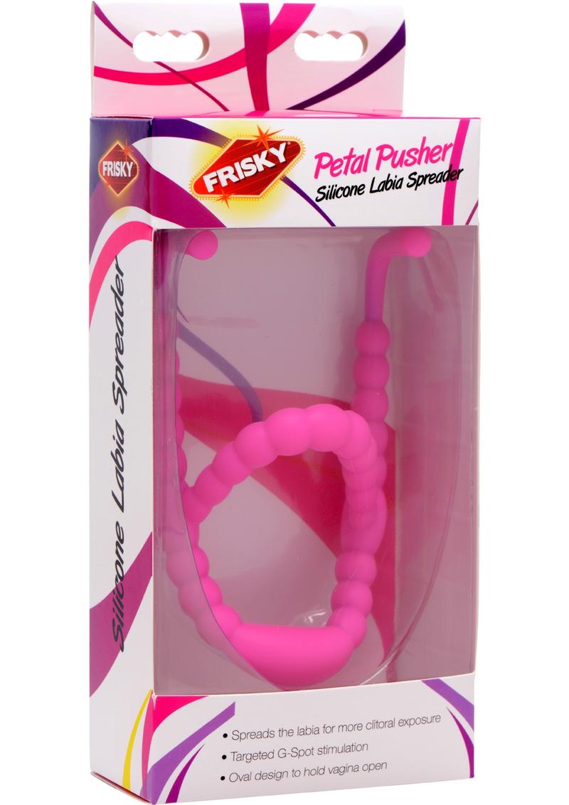 Frisky Petal Pusher Silicone Labia Spreader - Pink