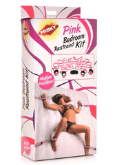 Frisky Pink Bedroom Restraint Kit - Pink
