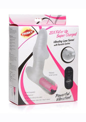 Frisky Vibrating Rechargeable Love Tunnel with Remote Control - Clear