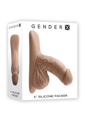 Gender X Silicone Packer Dildo - Tan - 4in