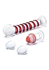 Glas Mr. Swirly Set with Glass Kegal Balls