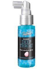 Goodhead Deep Throat Oral Anesthetic Spray Cotton Candy - 2oz