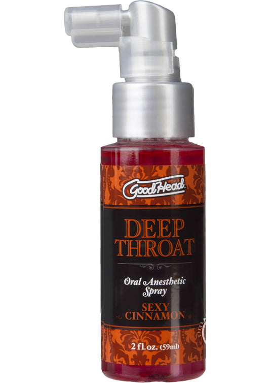 Goodhead Deep Throat Oral Anesthetic Spray Sexy Cinnamon - 2oz