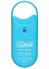 Goodhead Deep Throat To-Go Oral Anesthetic Spray Cotton Candy - .33oz