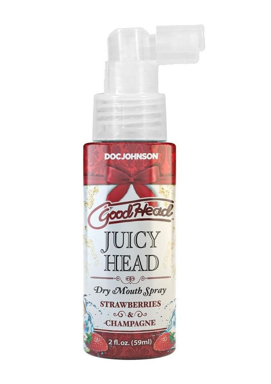 Goodhead Juicy Head Dry Mouth Spray - Strawberries and Champagne - 2oz