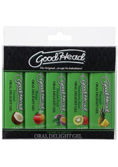 Goodhead Oral Delight Gel Tropical Fruits - 1oz. - 5 Pack