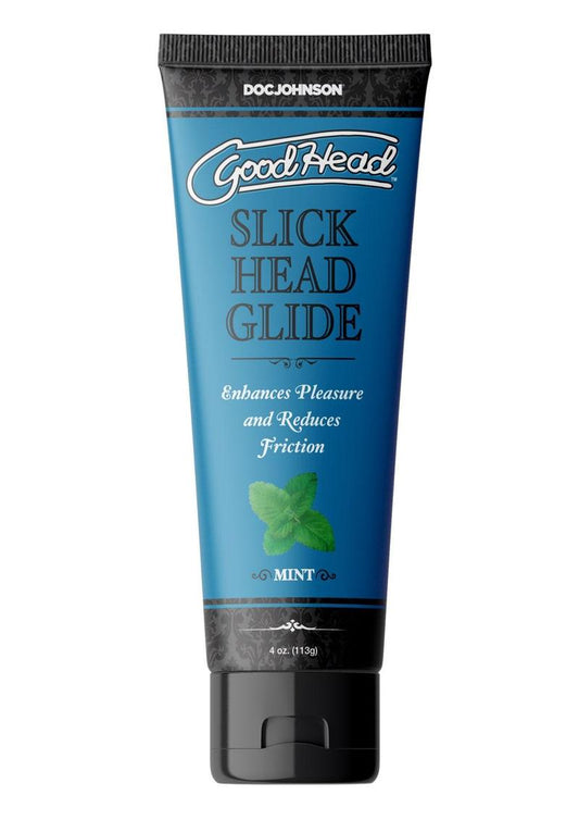 Goodhead Slick Head Glide Water Based Flavored Lubricant Mint - 4oz - Bulk