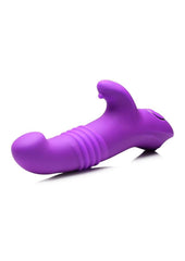 Gossip Blasters 10x Rechargeable Silicone Thrusting Rabbit Vibrator