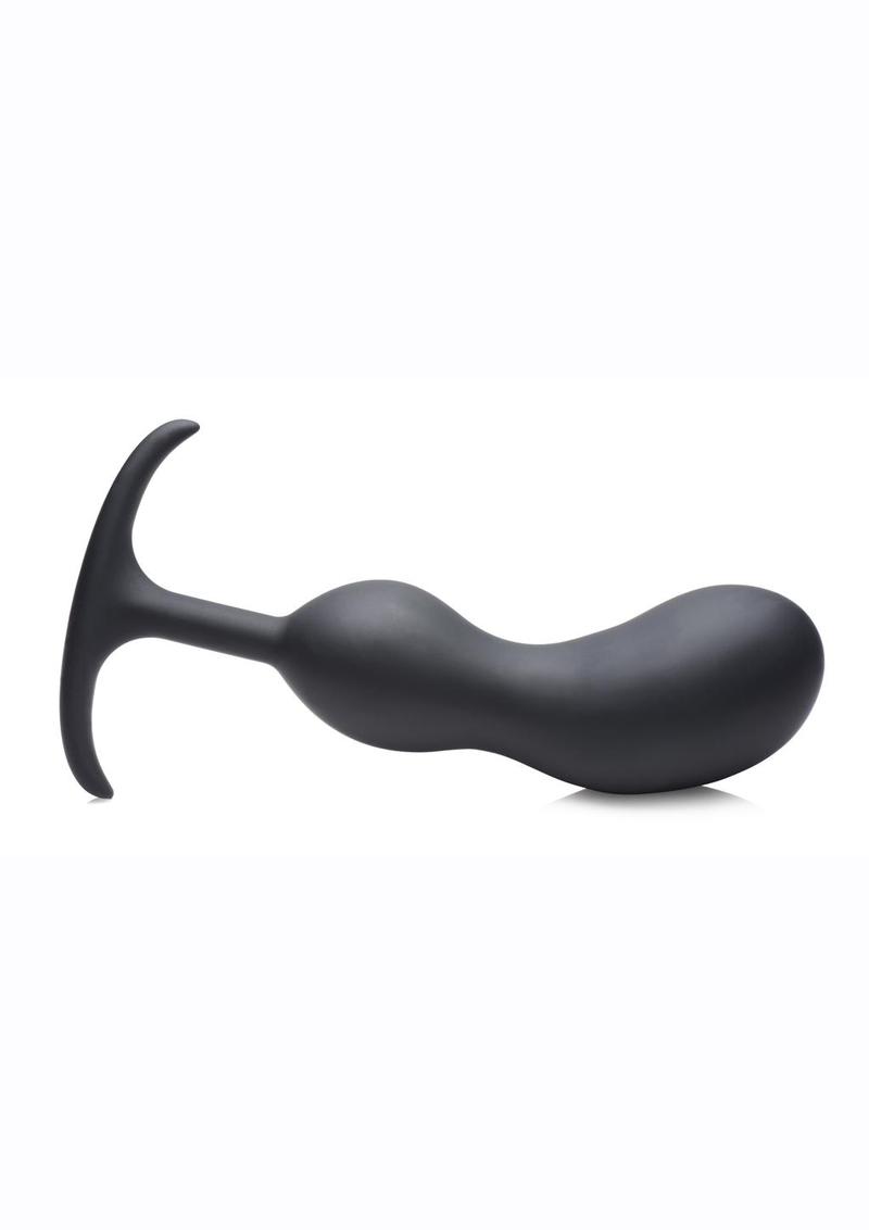 Heavy Hitters Comfort Plugs Silicone Anal Plug - Black - 8.2in