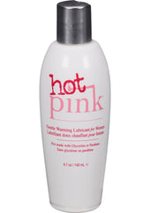 Hot Pink Water Based Warming Lubricant - 4.7oz