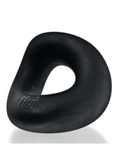 Hunkyjunk Form Surround Cock Ring - Black/Tar Ice