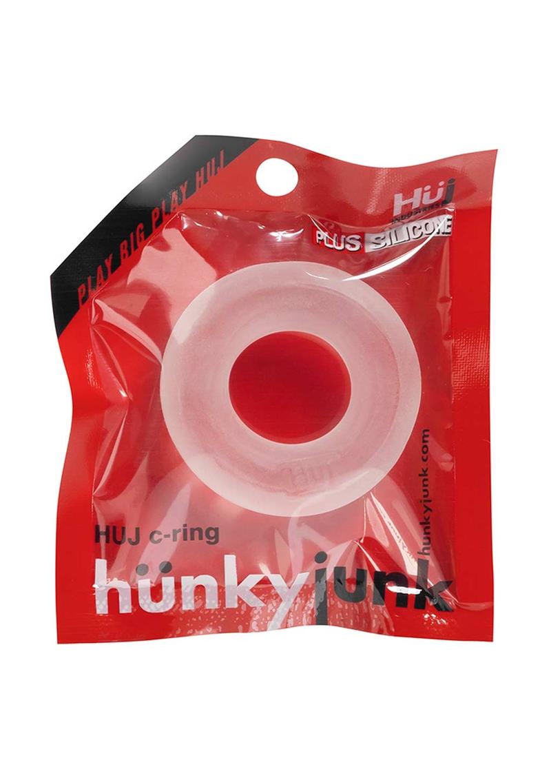 Hunkyjunk Huj Silicone Cock Ring - Clear