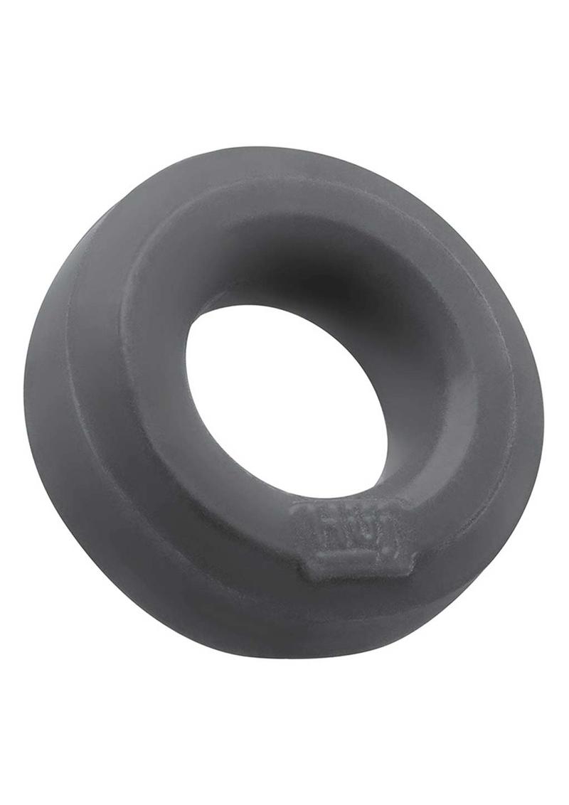 Hunkyjunk Huj Silicone Cock Ring - Gray/Grey