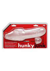 Hunkyjunk Swell Silicone Cocksheath Penis Extender - Clear - 8.25in