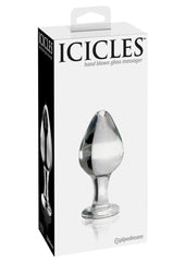 Icicles No. 25 Glass Anal Plug - Clear