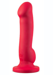 Impressions Las Vegas Rechargeable Silicone Vibrator - Crimson - Red