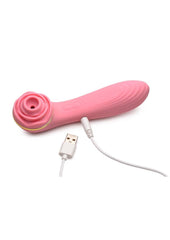 Inmi Bloomgasm Passion Petals 10x Rechargeable Silicone Rose Clitoral Stimulator