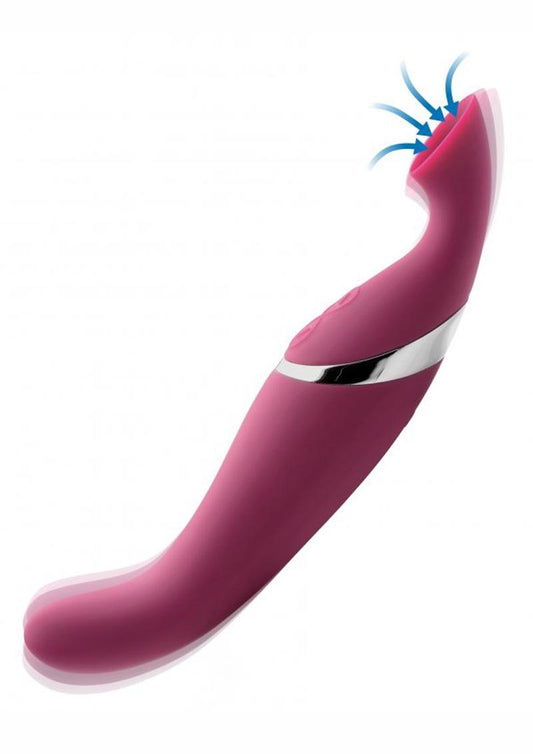 Inmi Shegasm Intense 2-In-1 Clit Stimulator and G-Spot Vibrator - Purple