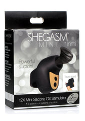 Inmi Shegasm Mini Silicone Rechargeable Clitoral Stimulator - Black/Gold