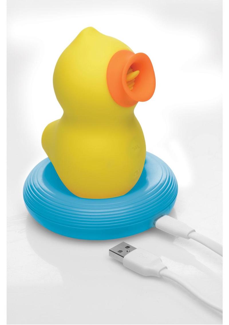 Inmi Sucky Ducky Deluxe Rechargeable Silicone Clitoral Stimulator