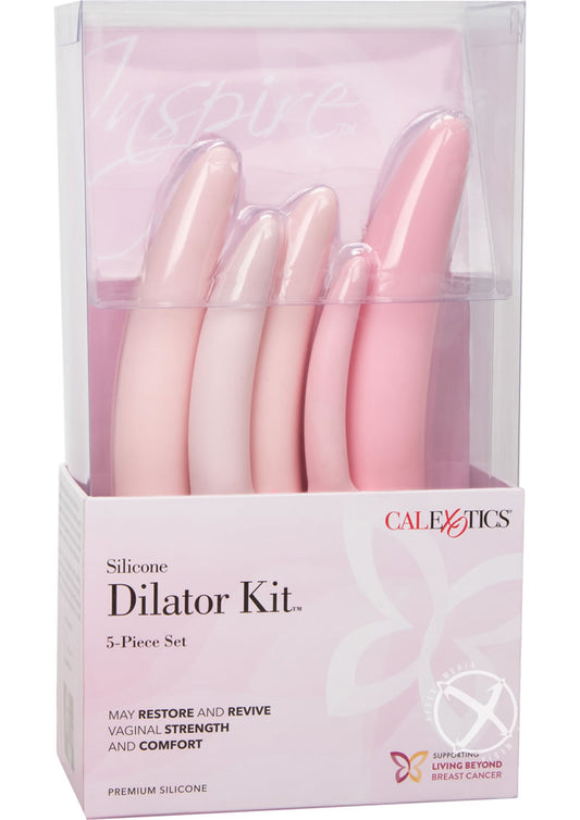 Inspire Silicone Dilator Kit - Pink - 5 Piece Set